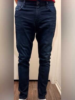 Guess Men's Navy Blue Skinny Jeans